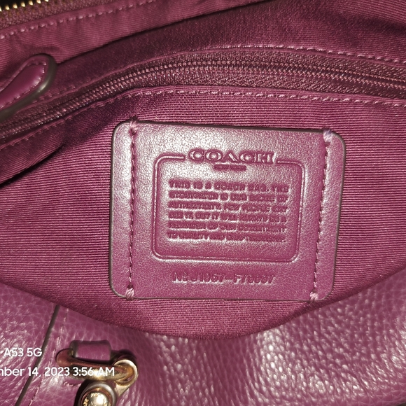 Coach prairie satchel handbag purse - Picture 8 of 9